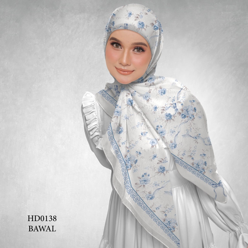 Tudung Bawal (Square Hijab) in HD0138