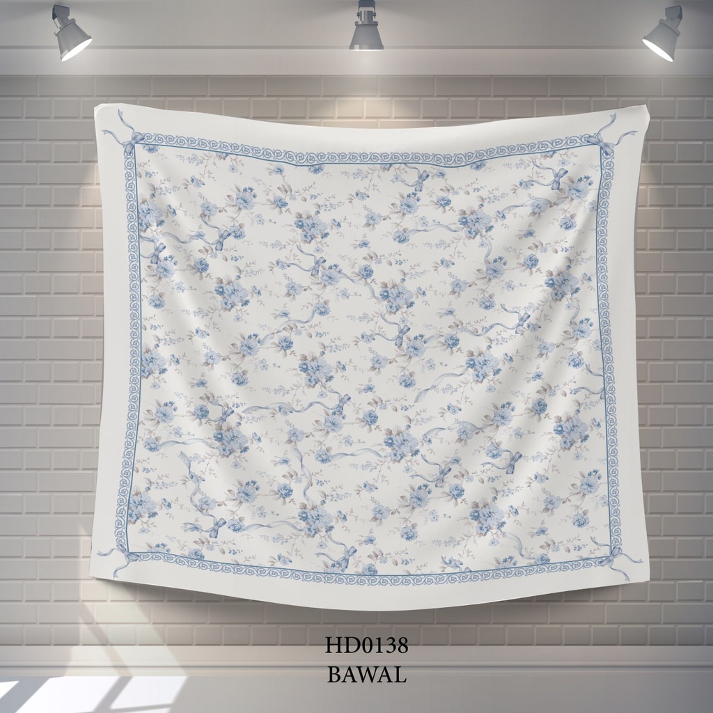 Tudung Bawal (Square Hijab) in HD0138