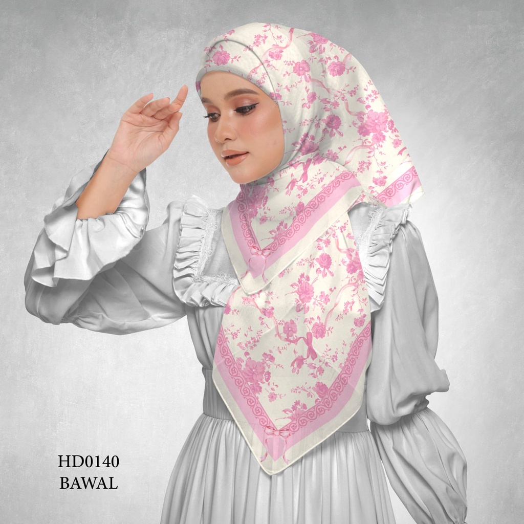 Tudung Bawal (Square Hijab) in HD0140
