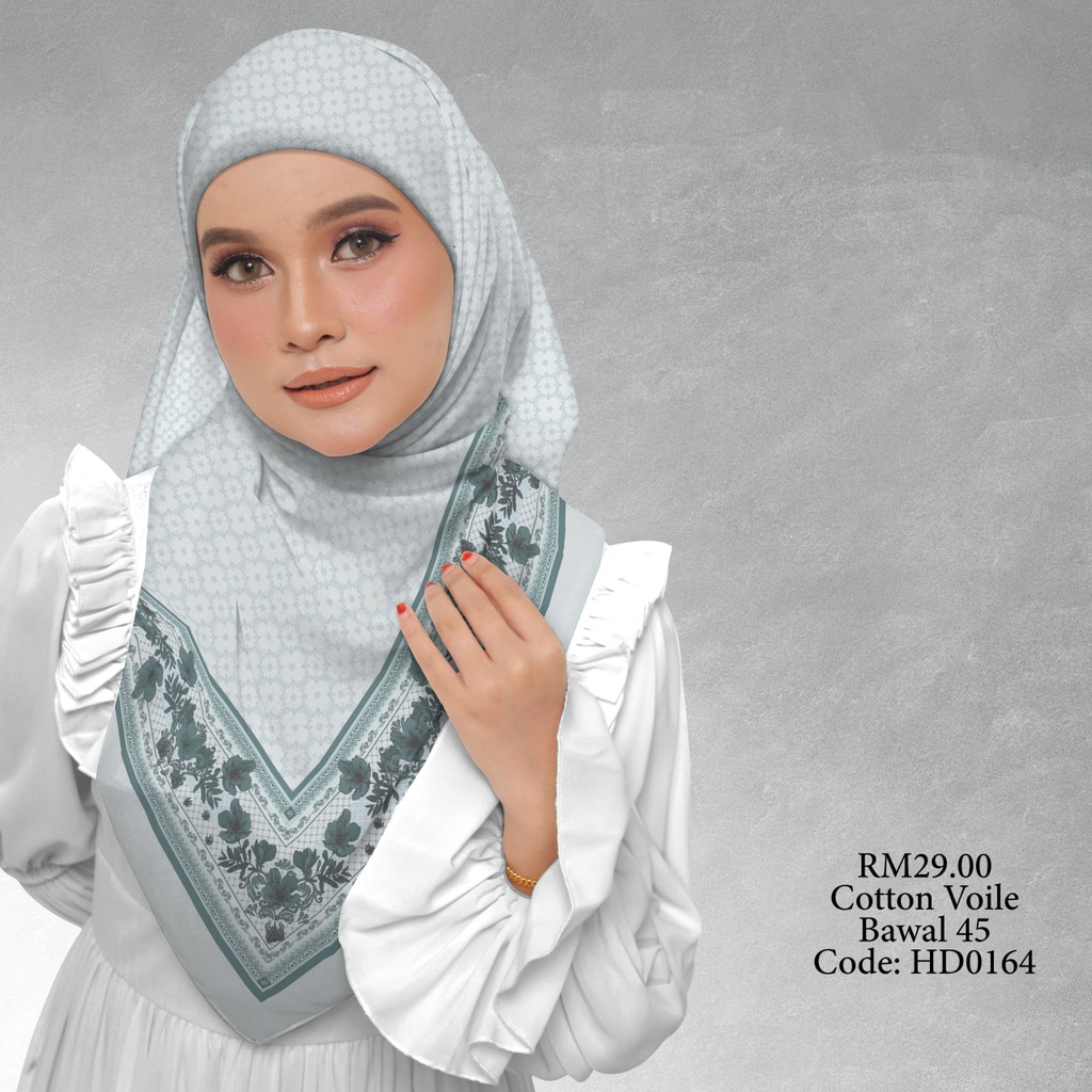 Tudung Bawal (Square Hijab) in HD0164