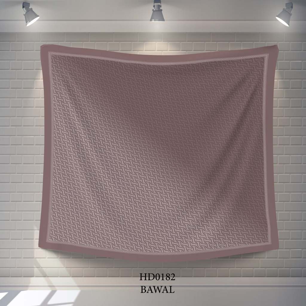Tudung Bawal (Square Hijab) in HD0182