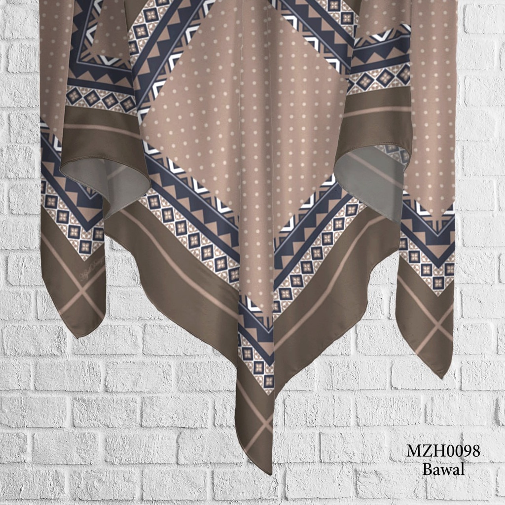 Tudung Bawal (Square Hijab) in MZH0098